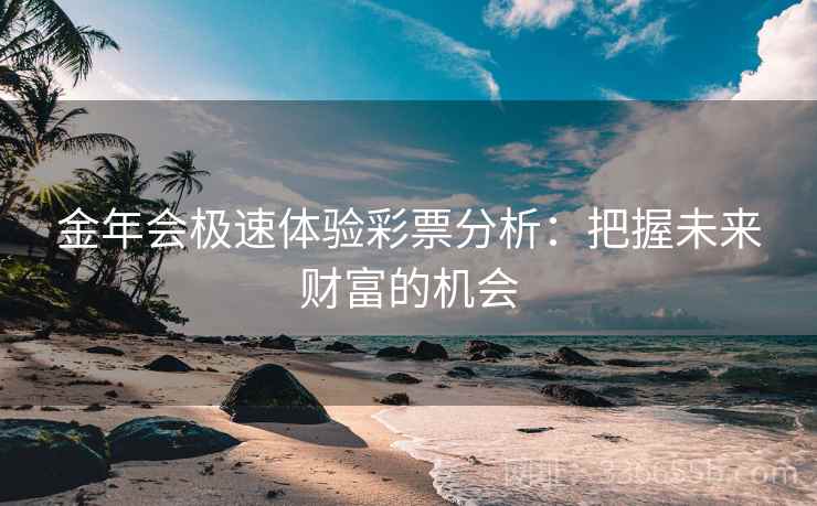 金年会极速体验彩票分析：把握未来财富的机会  第1张