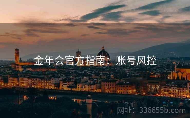 金年会官方指南：账号风控