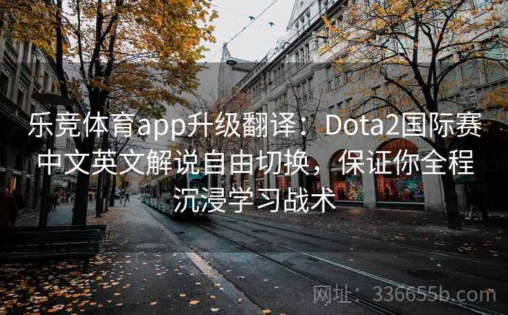 乐竞体育app升级翻译：Dota2国际赛中文英文解说自由切换，保证你全程沉浸学习战术